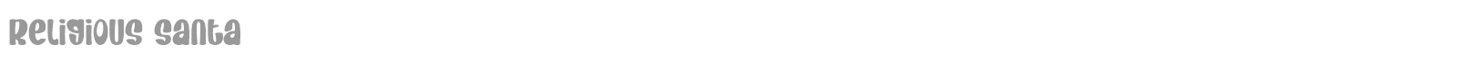 Religious Santa font preview